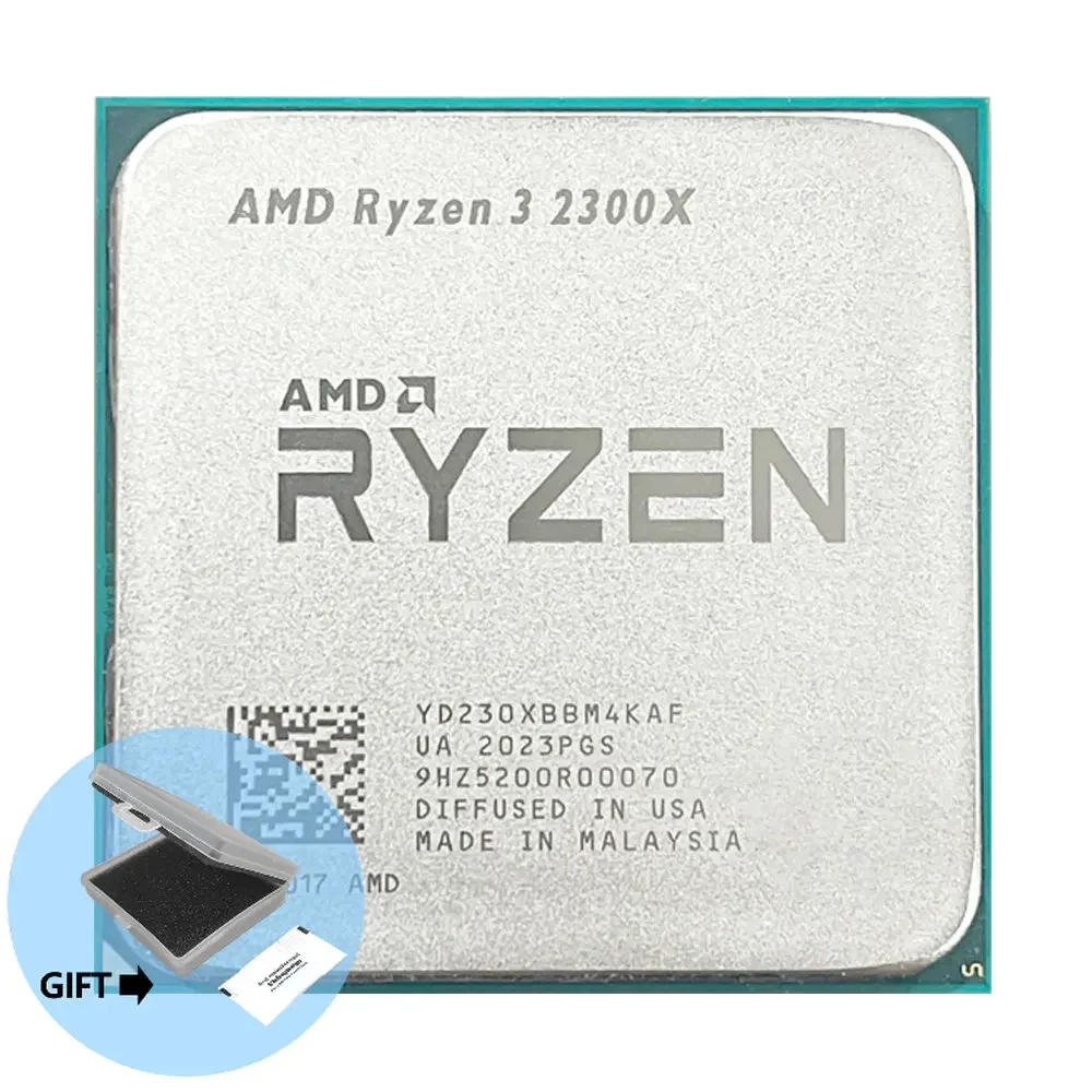 

AMD Ryzen 3 2300X R3 2300X 3.5 GHz Quad-Core Quad-Thread CPU Processor YD230XBBM4KAFSocket AM4