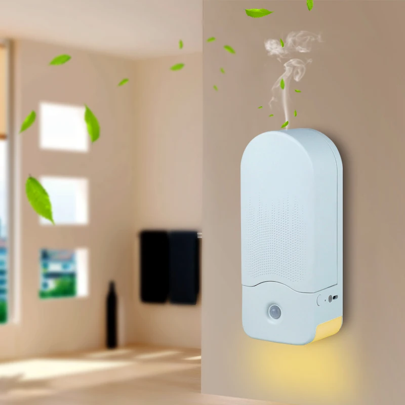 الحائط بدون ماء ناشر رائحة غرفة العطر زيت طبيعي الروائح آلة المنزل المرحاض رائحة آلة ضوء الليل