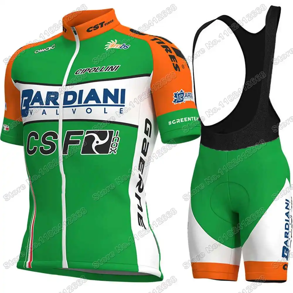 Team Bardiani Csf 2018 Cycling Jersey Set Summer Cycling Clothing Men Kits Road Bike Shirts Suit Bicycle Bib Shorts MTB Maillot