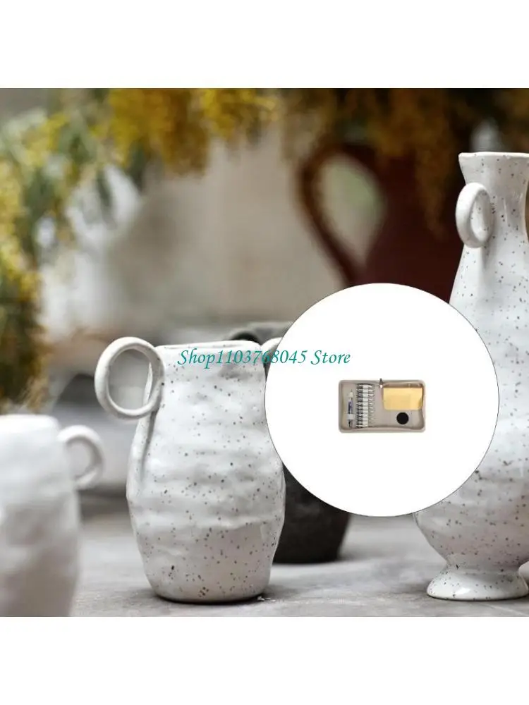 

R53F Interchangeable Tunisian Crochet Hook with 11 Size Tip Ergonomic Handle Tunisian Crochet Hook Knitting Tool 3.5mm-10mm