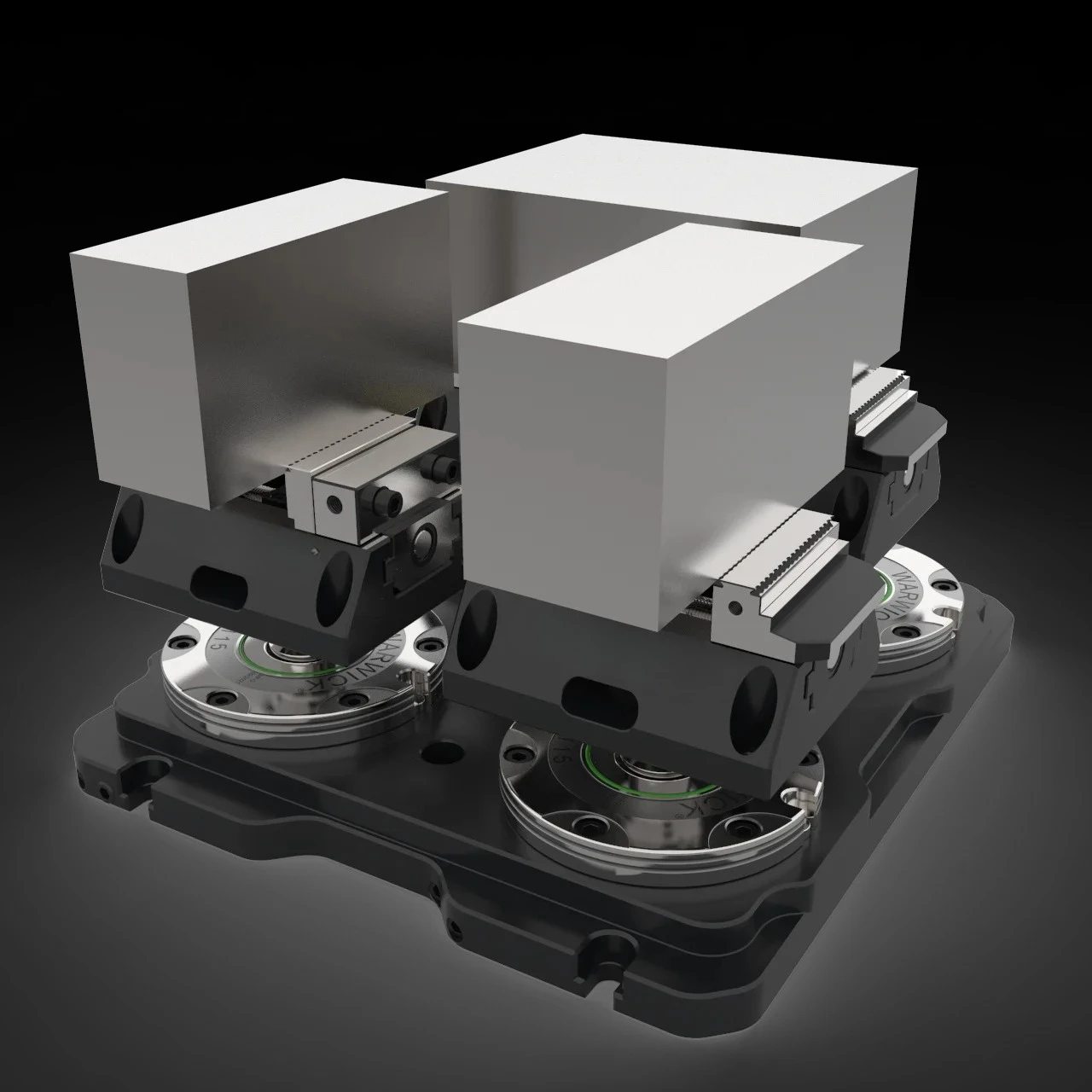 

KSF60-100B 60mm Width 2.5" Small Self Centering Vise with Serrated Steel Rough Jaw for Cnc Machine Center