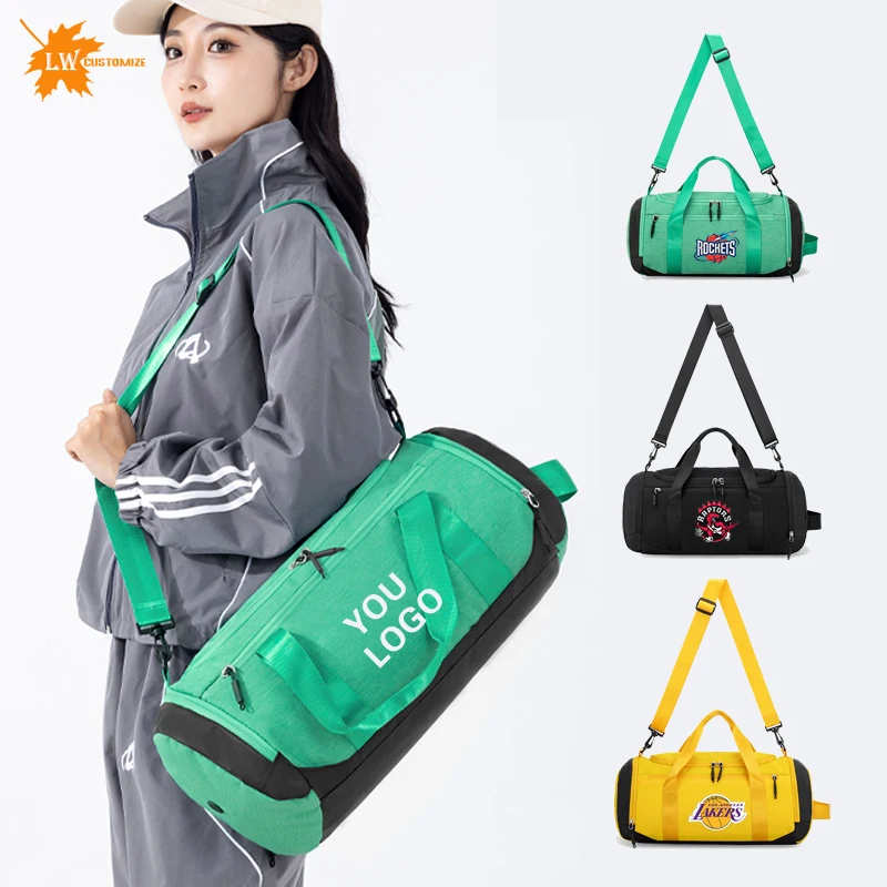 Customized basketball sports bag with printed logo gym fitness bag boxing equipment storage bag personalized pattern