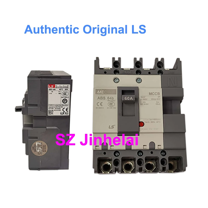 Authentic Original ABS 64b LS Molded Case Circuit Breaker ABS-64B 4P 60A