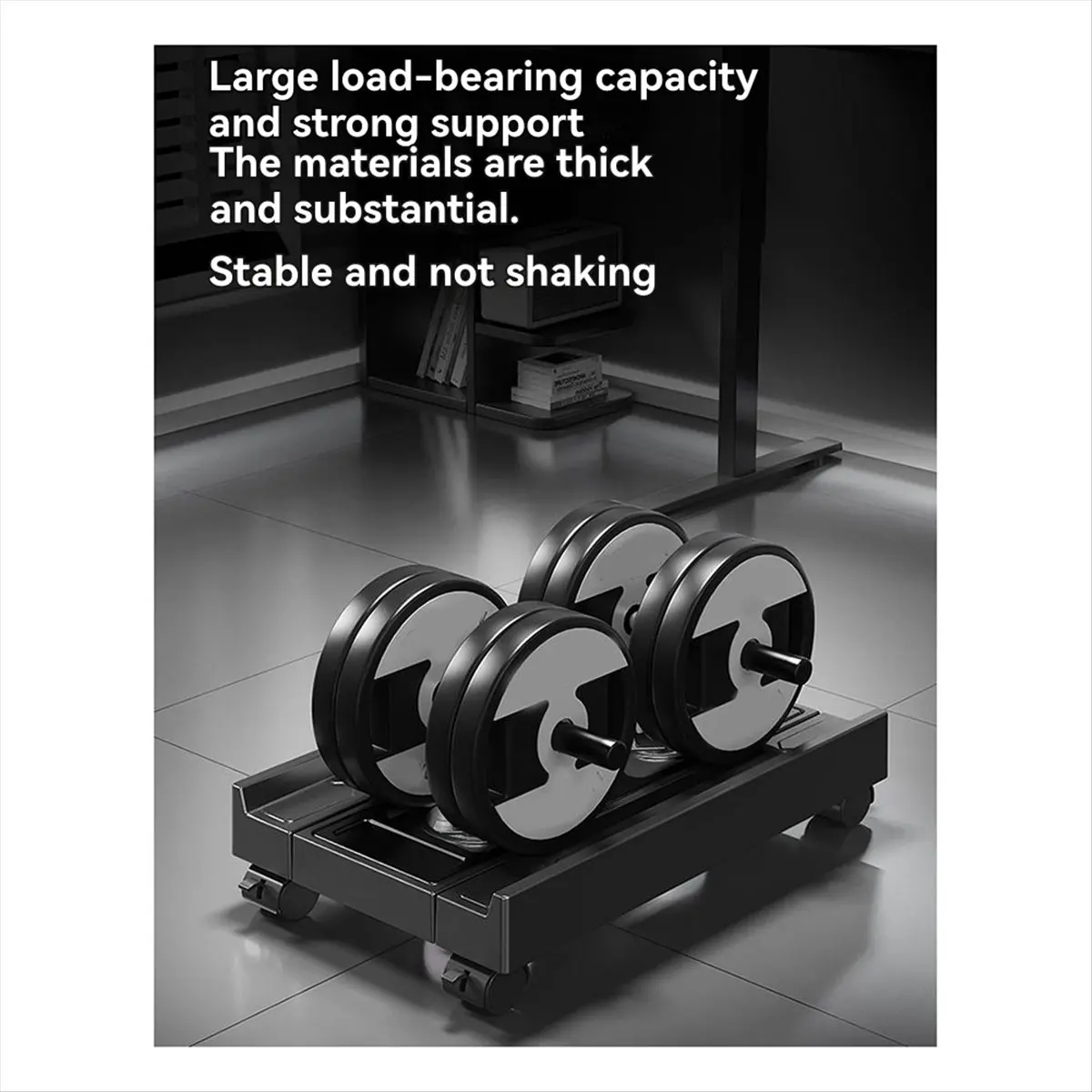 

Stable- Adjustable Mobile PC Tower Stand Telescopic CPU Holder Desktop Computer Cart