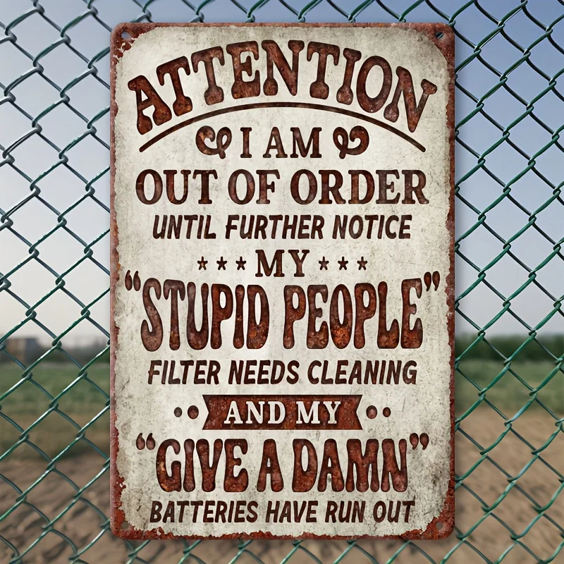 Vintage Iron Sign 