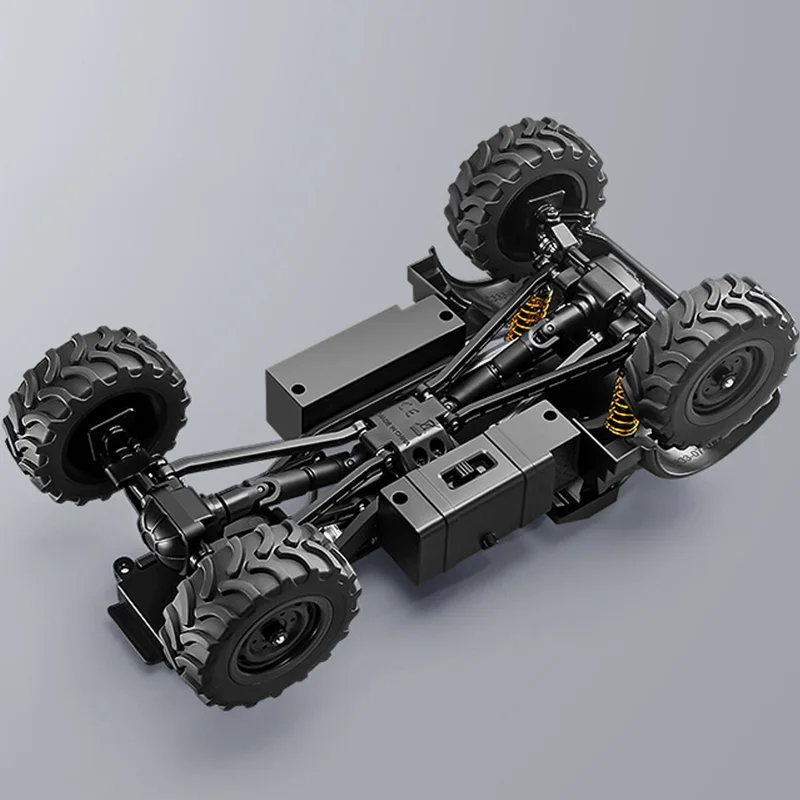MN Mn333 RC سيارة Unimog U4000 1/18 رباعية العجلات محرك على الطرق الوعرة معدن الجبهة سبيكة لعبة مجسمة التحكم عن بعد سيارة تسلق مركبة هدية