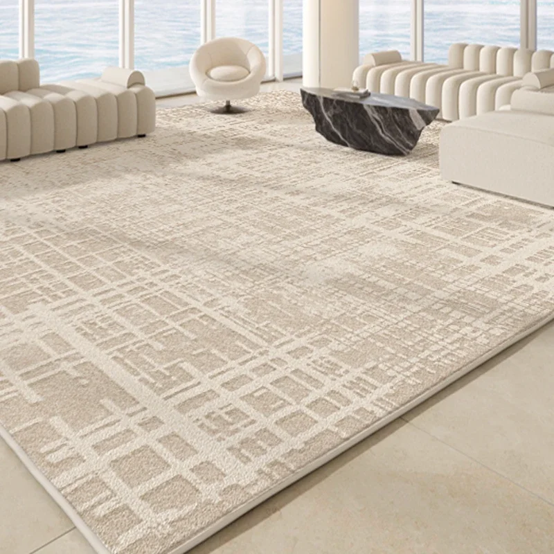 Living Room Large Area Carpet Minimalist White Bedroom Decorative Rug Art Balcony Carpets Comfortable Soft Cloakroom Rugs