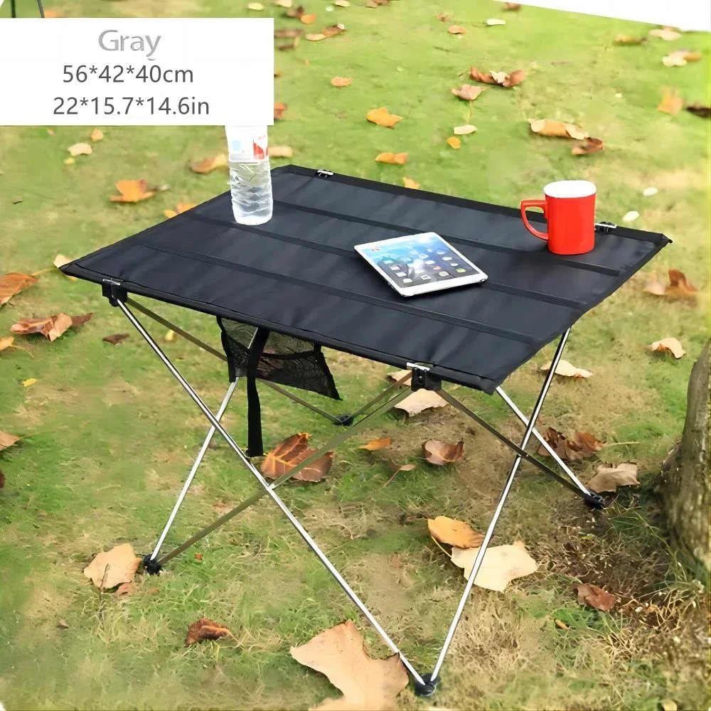 %a Portable Outdoor Camping Folding Table Nature Hike Lightweight Foldable Trips Sedentary Travel Simple Ultralight Aluminum Ta