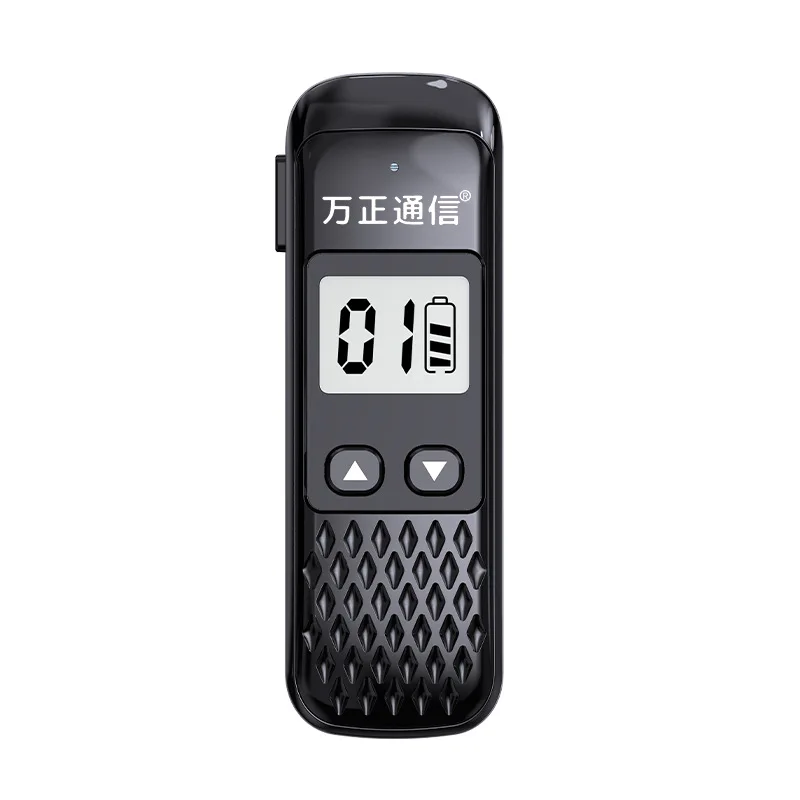 Mini LCD  wireless walkie talkie headphones two way radio  handheld FM car small restaurant hotel intercom clip-on long