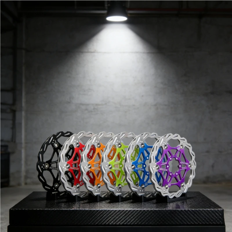 

Тормозной диск QUAD LOCK для велосипеда, плавающий, 160/180/203 мм: 6-болтовый, с теплоотводом, гидравлический, для велосипеда