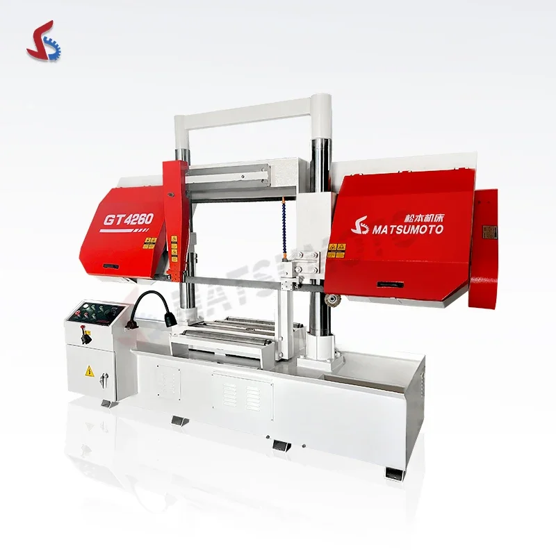 Superior quality China metal cutting machine GT4260 hydraulic clamping type band sawing machine