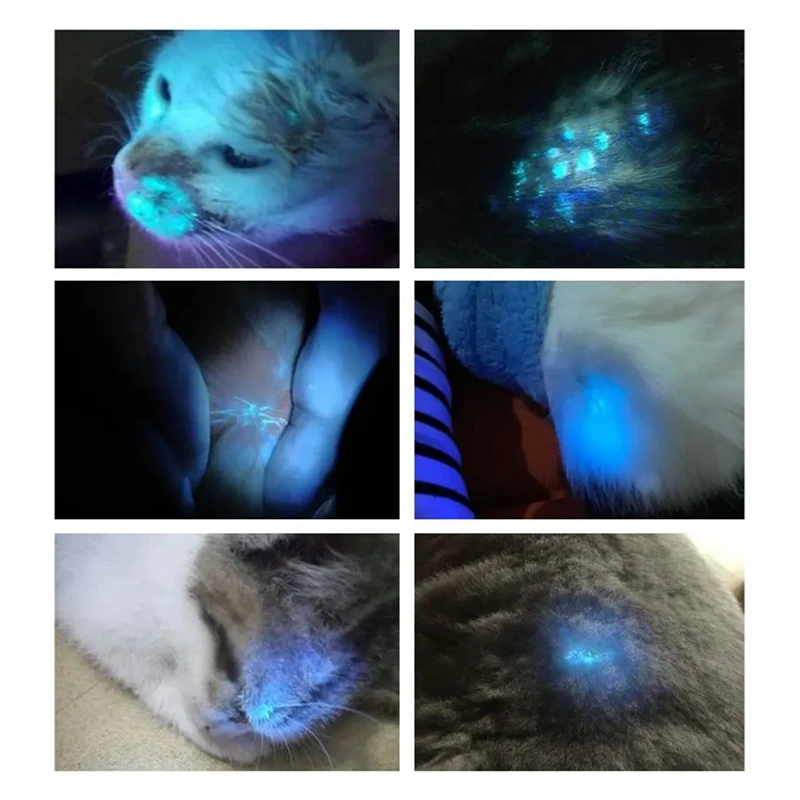 3X Woods Lamp Skin Analyzer Portable Facial Salon Beauty Analyzer UV Woods Lamp For Skin Care Analyzing Testing