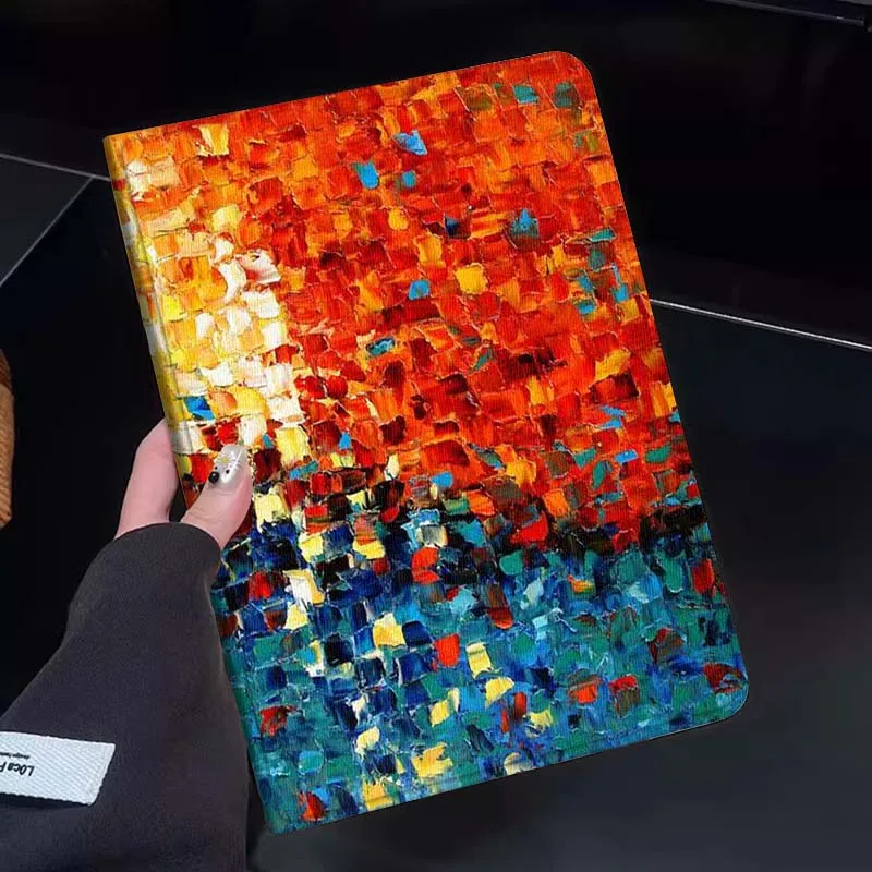 

Abstract Color Block Painting Gift Tablet Case For Huawei Honor MatePad MediaPad Air 5 6 7 11 V6 V7 V8 V9 X9 X8 T10 T10s C5e T5