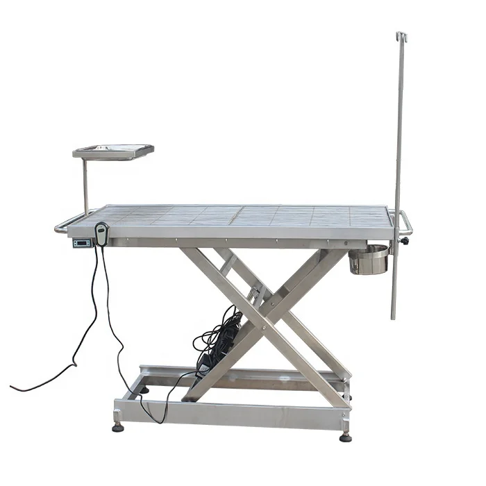 

Cheap Price Veterinary Medical Operation Table Vet Animal Stainless steel surgical table vet surgical use