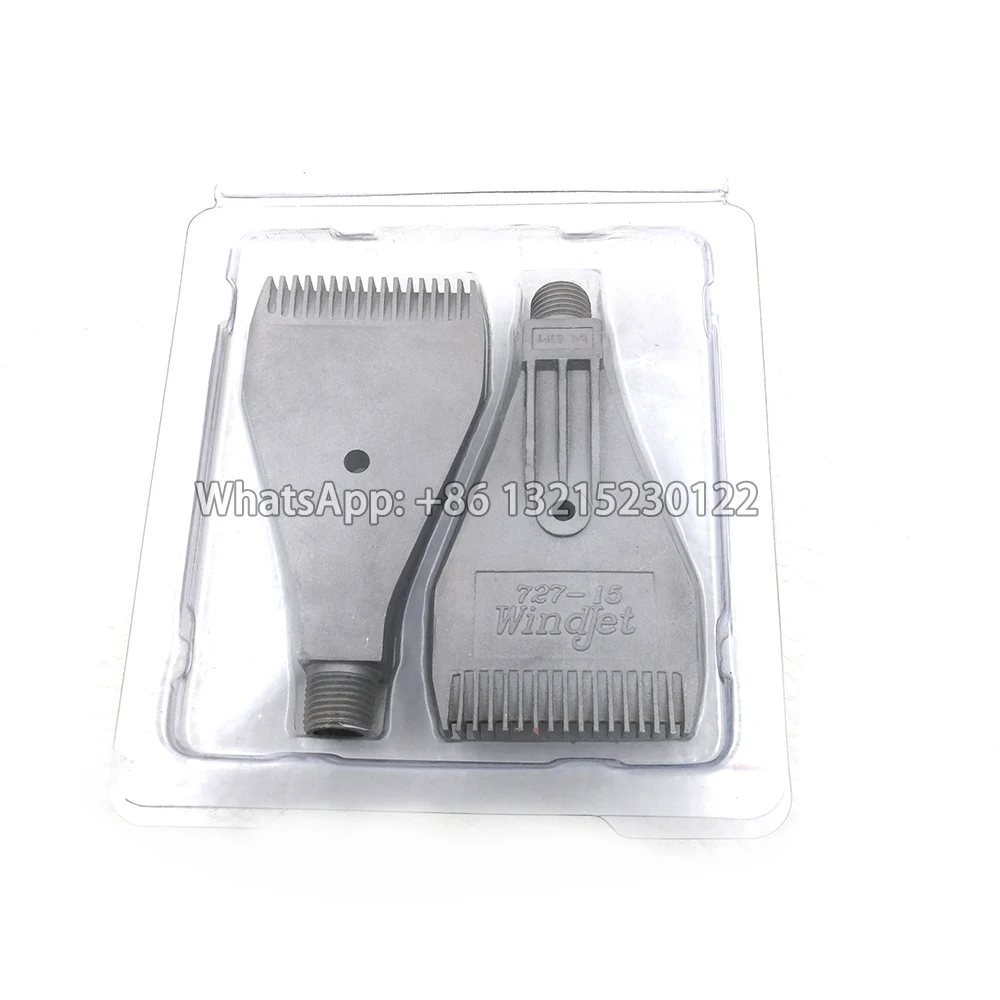 

Stainless Steel 727 Blowing Nozzle Air Blower Flat Air Nozzle Air Knife 1/4'' 16 Holes Jet Clean and Blow Dry Nozzle