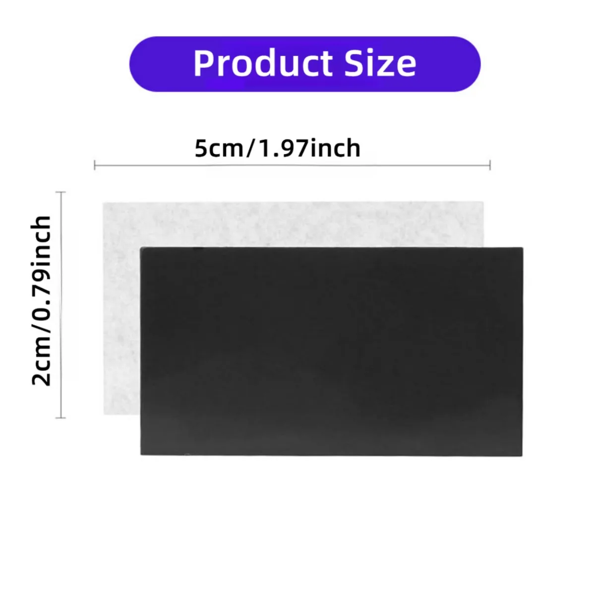 40Pcs of Reusable and Residue-Free Rectangular Self-Adhesive Magnetic Sheets. Very Suitable for Refrigerators