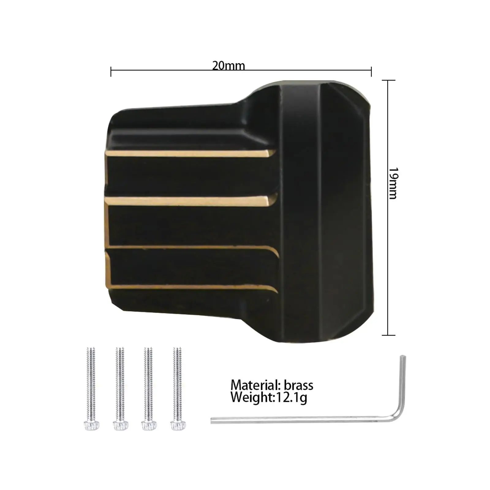 1/18 Scale RC Car Trunk Spare Part Accessories Durable Practical