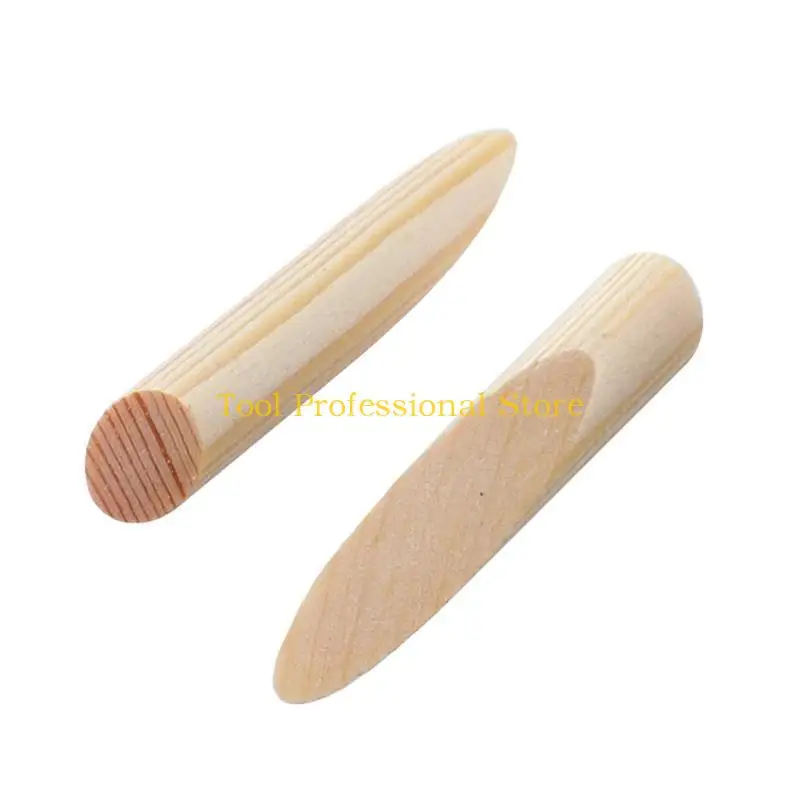 57QF 50 Pcs Oblique Hole Wood Hole Plug 9.5mm Pocket Hole Plug Practical Miter Hole Dowel Pins Hardwood Plug Woodworking Tool