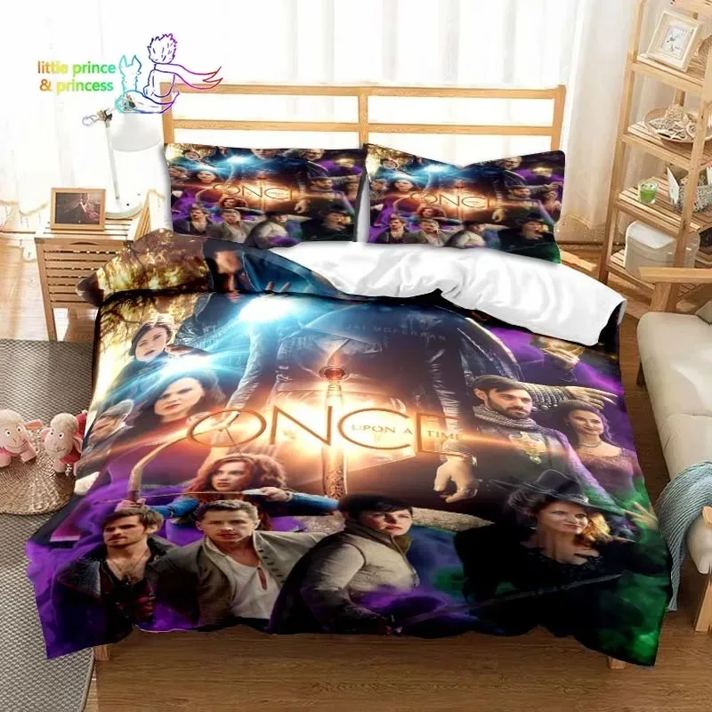 Fantasy Adventure Once Upon A Time Bedding Set Single Twin Full Queen King Size Bed Set Adult Kid Bedroom Bedding Gift