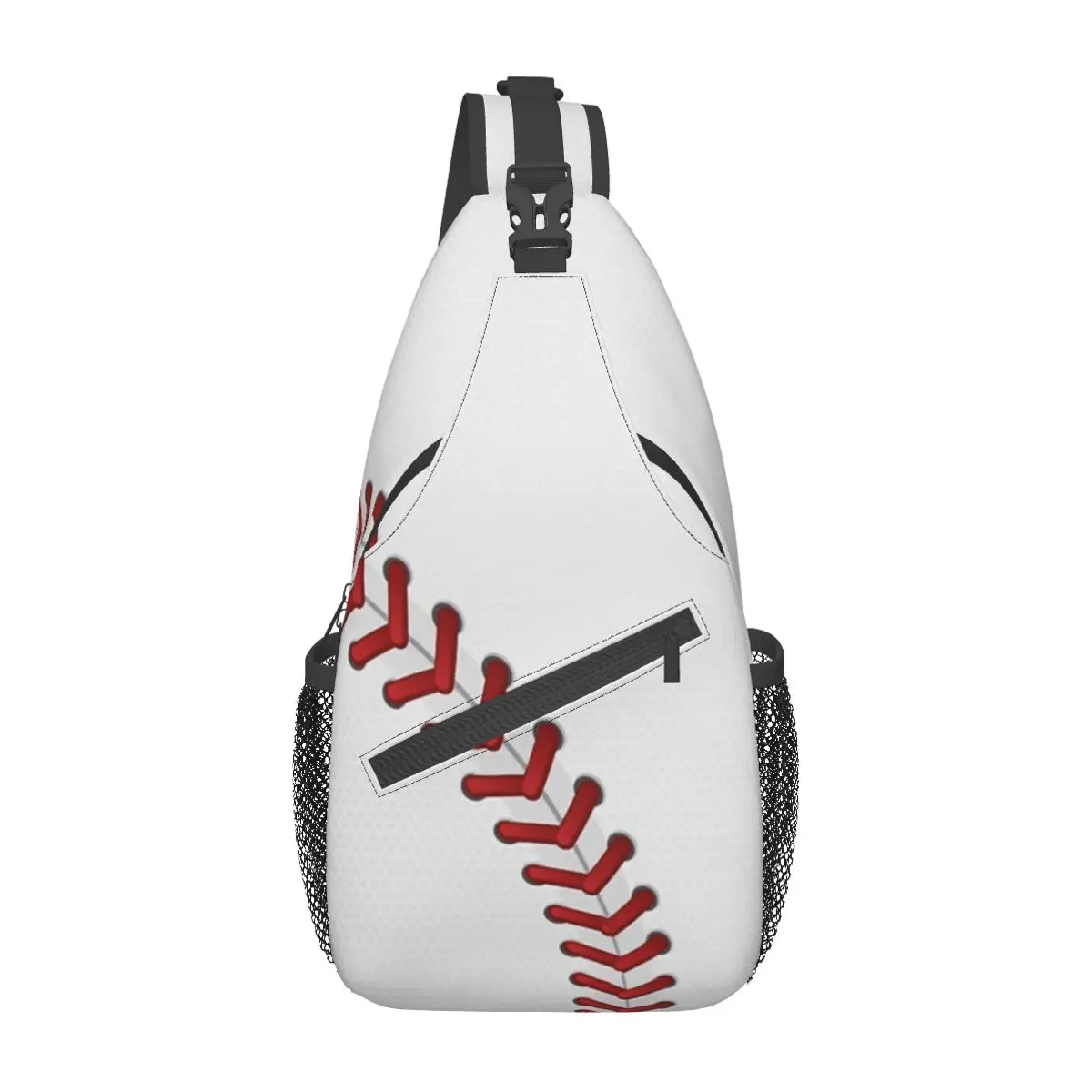 Maska baseballowa śliczny torba typu Crossbody Sling Bag fajny torba na klatkę piersiowa sport plecak na ramię Daypack na wędrówki torba kempingowa