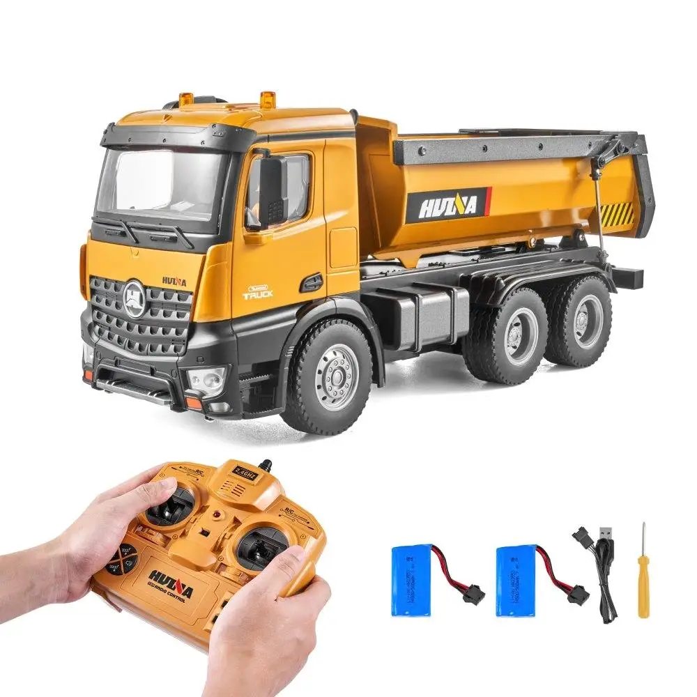 

RC Remote Control Dump Truck Construction Vehicle Toy 10CH 114 Scale