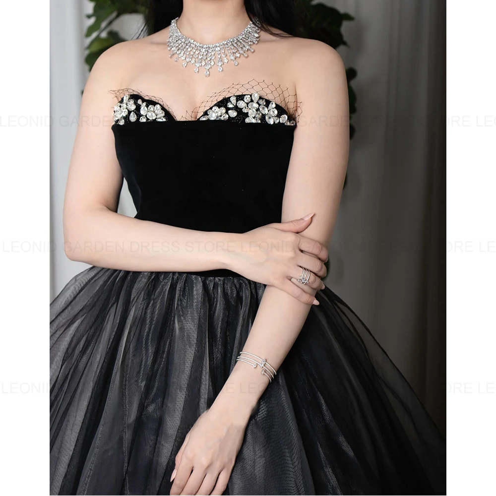 LEONID Simple Chiffon Pleated Party Evening Gown 2024 New A-Line Customized Prom Dress Asymmetrical Formal Occasion Dresses