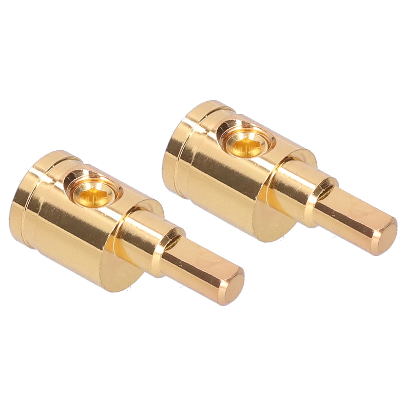 2pcs 0GA Wire Reducer Terminal Connector  1/0 AWG to 4 AWG Amplifier Input Reducer Power Ground Pin Terminal Connector