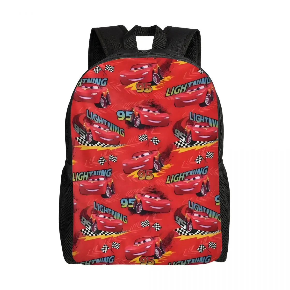 

Рюкзак Lightning Mcqueen для мужчин и женщин, базовая сумка для книг для школьных автомобилей, сумки