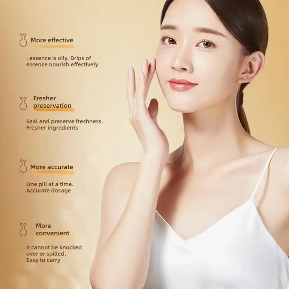 Fullerene esencia suero platino cápsula inmersa mejorado estatas y piel-suave yun belleza esencias húmedas