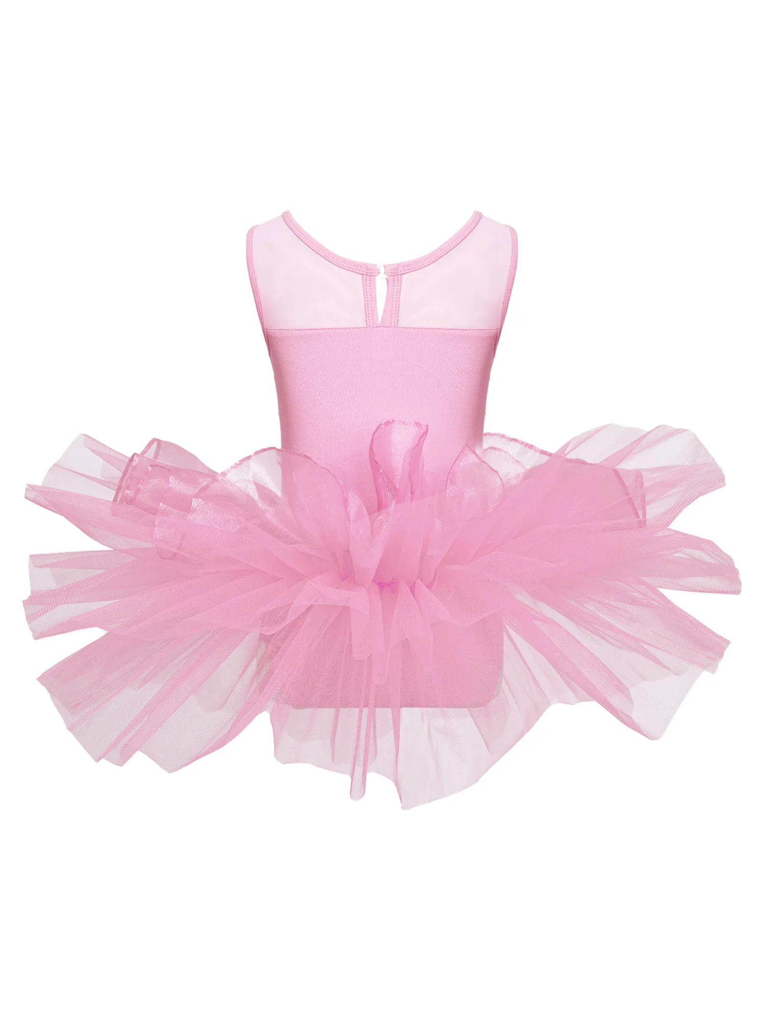 Robe de Ballet à Paillettes pour Fille, Justaucorps en Fibre de Maille, Costume Tutu Jazz, Concours de Performance sur Scène Moderne