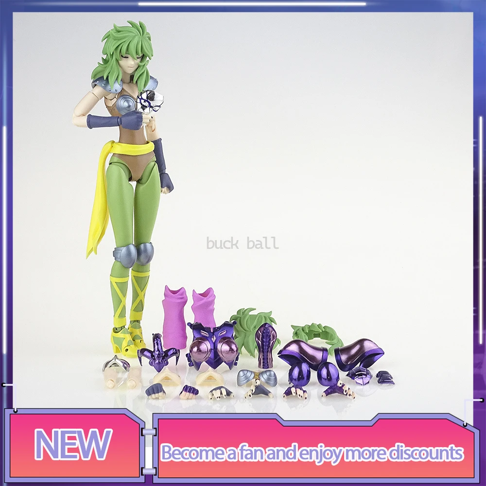 GoodTony Saint Seiya Myth Cloth EX Ophiuchus Shaina Silver Athena Saints Knights of the Zodiac Action Figure Collection Model