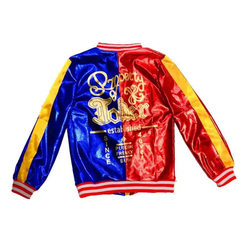 Kids Quinns Jacket Pants Shirt Glove Cosplay Girls Squads Party Harlee Party Clothes Halloween Costume