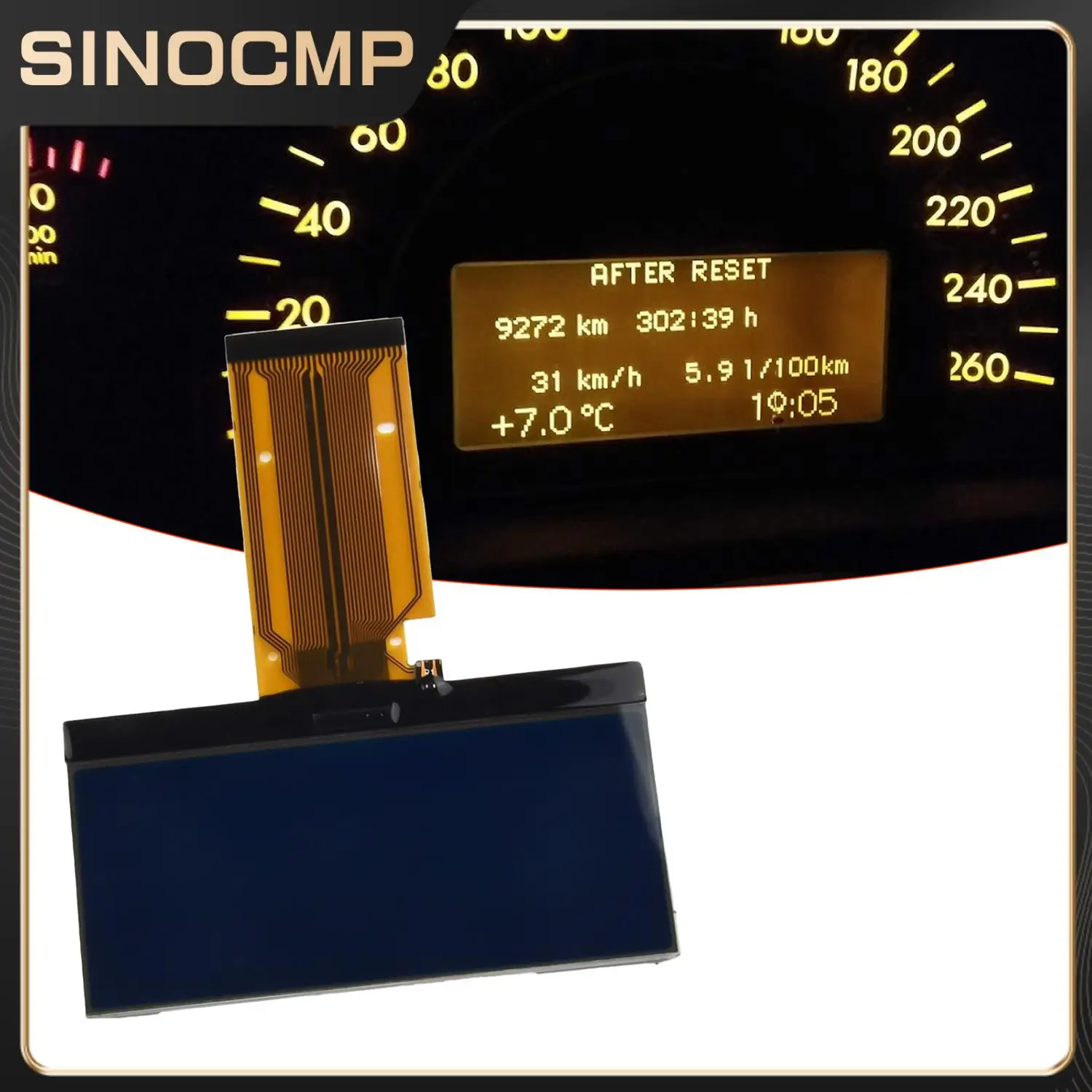 

Приборная панель, ЖК-экран 7L6920 970D для Mercedes Benz W203 C Class 2000-2004/W463 G class 2002-2007