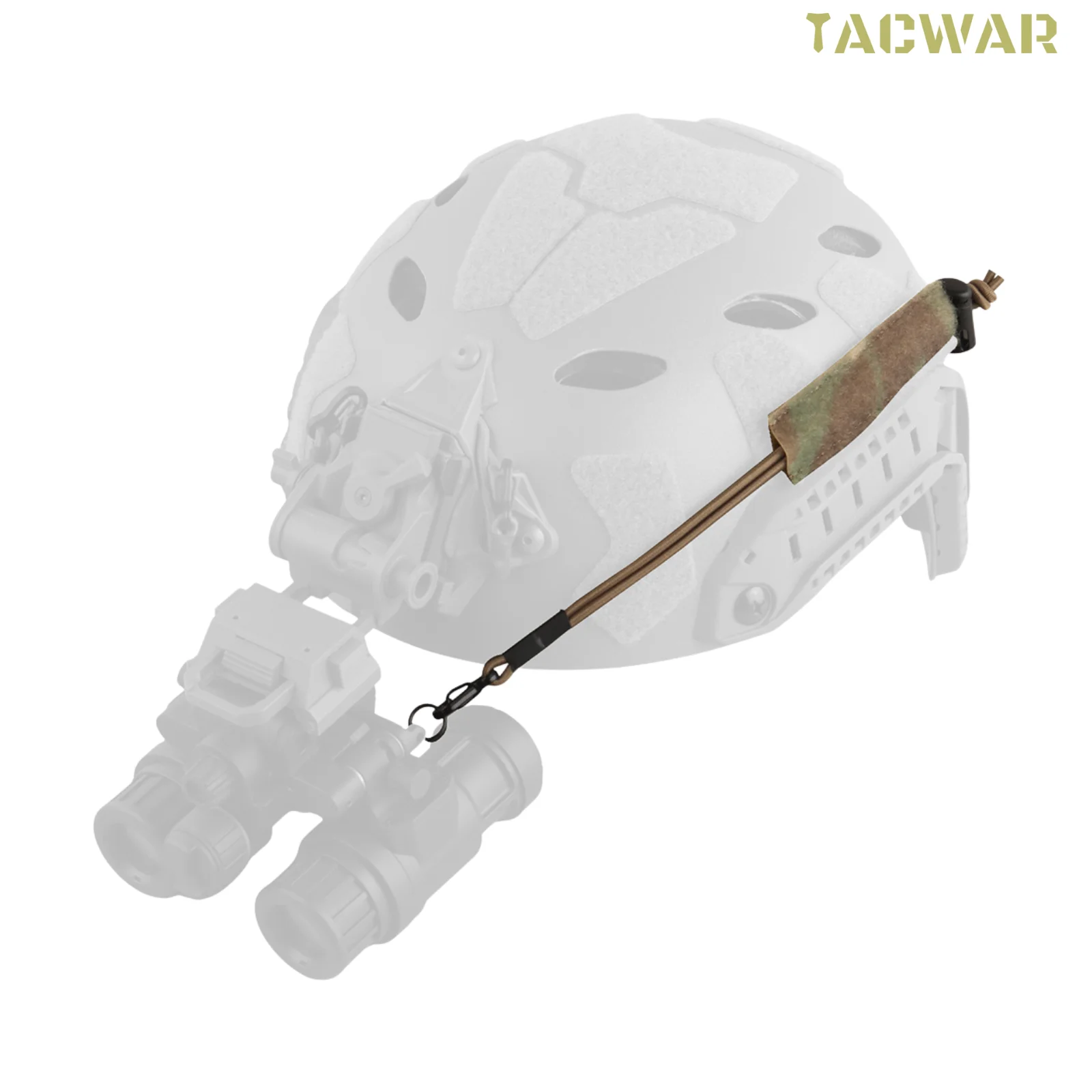 Tactical NVG Lanyard, Elastic Retention Bungee Cord for PVS7 PVS14 PVS31 Helmet Mounted Night Vision Devices