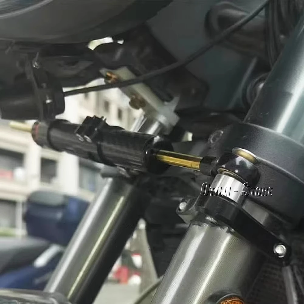 For Street Triple 765RS 765 RS STREET TRIPLE 765S 765R 765 S R New CNC Aluminum Steering Stabilizer Damper Bracket