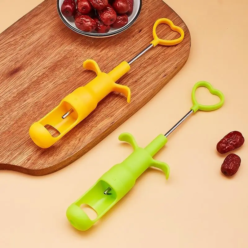 Cherry Olive Fruit Corer Red Dates Jujube Pitter Remover Seed Push Out Vegetable Tools Kitchen Gadgets Accessories Gift