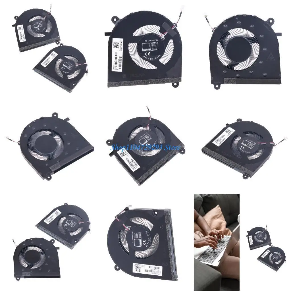 Y2GD CPU GPU Quality Metal Fan for for Spectre 16inches 16-F16T-F 16- F1013DX 16-F0023DX Ensures Temperature Control
