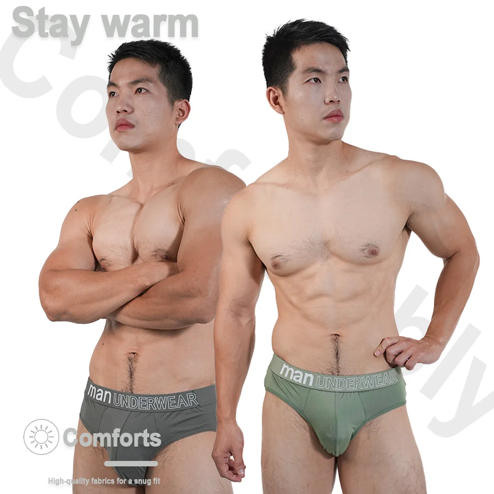 Cuecas grandes masculinas confortáveis homem sexy presentes roupa interior stunend respirável triângulo calcinha para hombres 2025