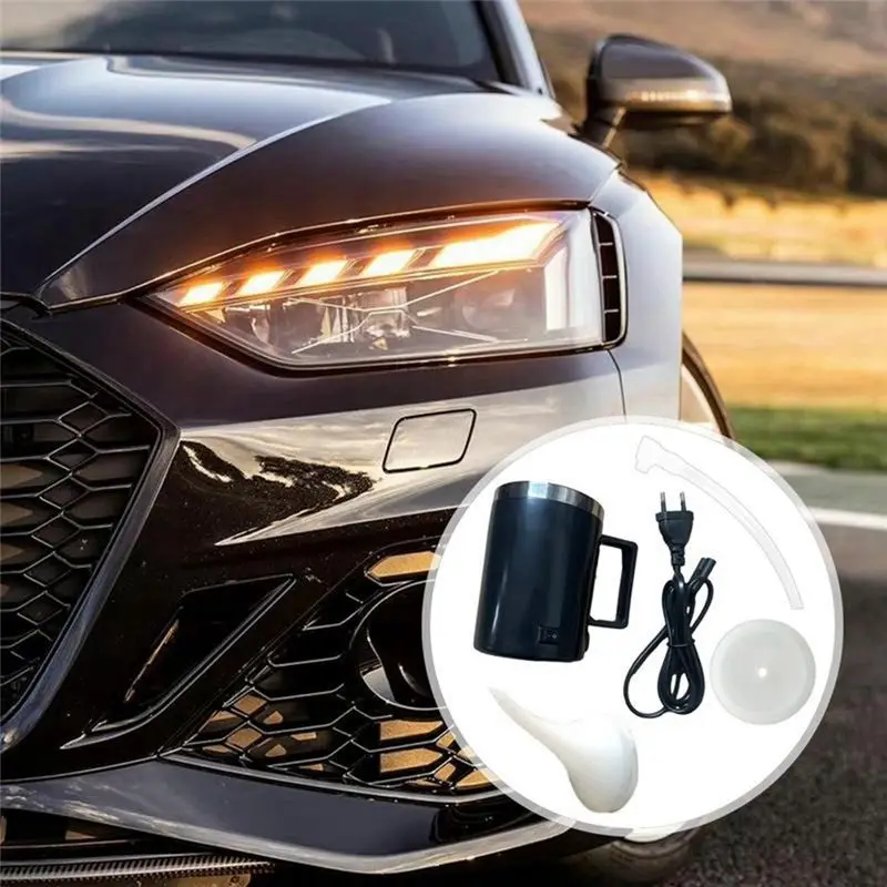 AA92-Heating Atomizing Cup Car Headlight Polish Repair Tool Automobile Headlight Restoration Kits