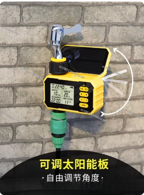 Solar Automatic Timing Watering Device Intelligent Flower Watering Artifact Household Large Screen Atomizing Spray Irrigation