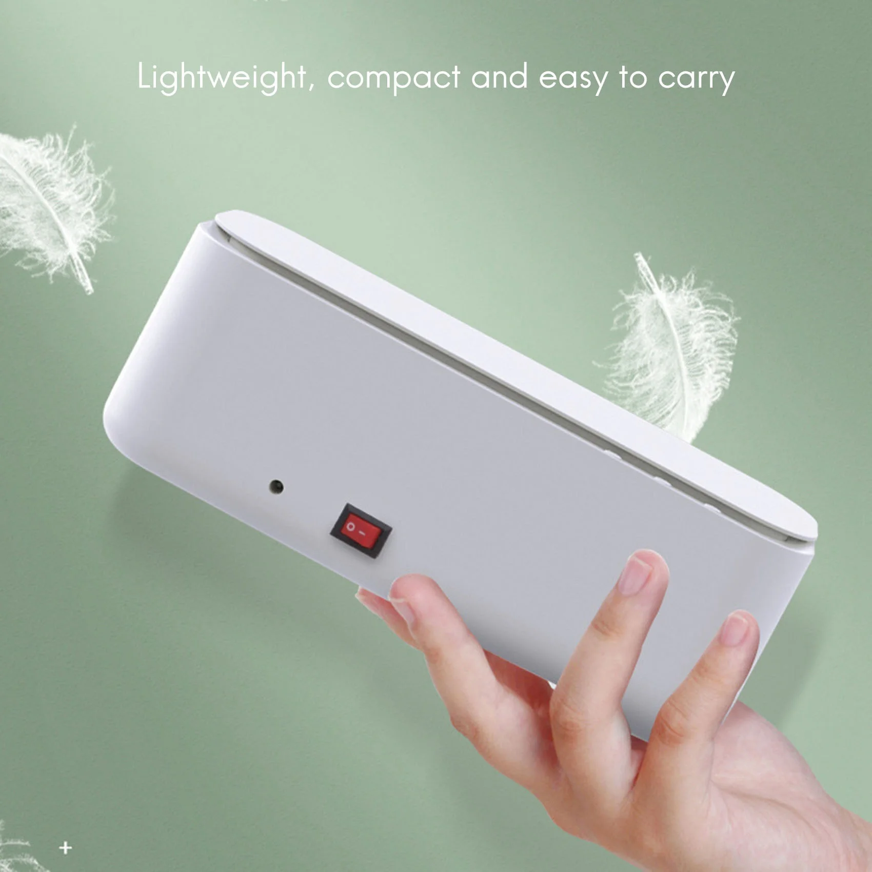 Máquina de limpeza ultra-sônica de alta freqüência, lavar limpador para jóias, óculos, relógio, lavar anel, 45000Hz