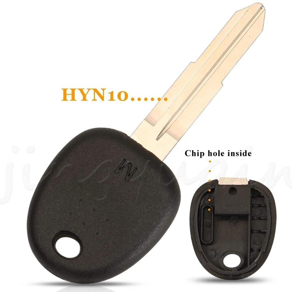 Jingyuqin Replacement Transponder Chip Key Shell For Hyundai Elantra I20 IX30 For Kia Rio 3 Soul Sportage
