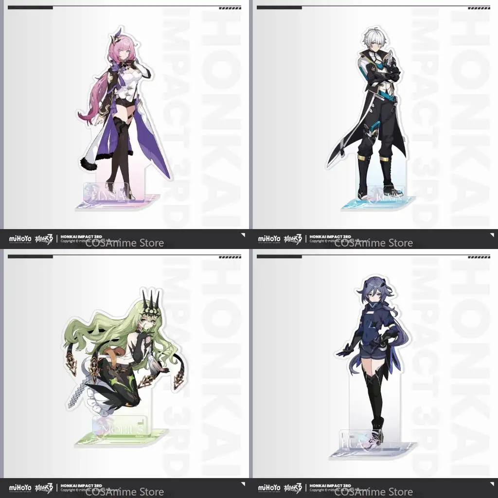 

Официальная игра miHoYo Honkai Impact 3rd Elysia Kalpas Aponia Raven Hua Griseo, акриловая подставка, модель, тарелка, декор стола, стоячий знак