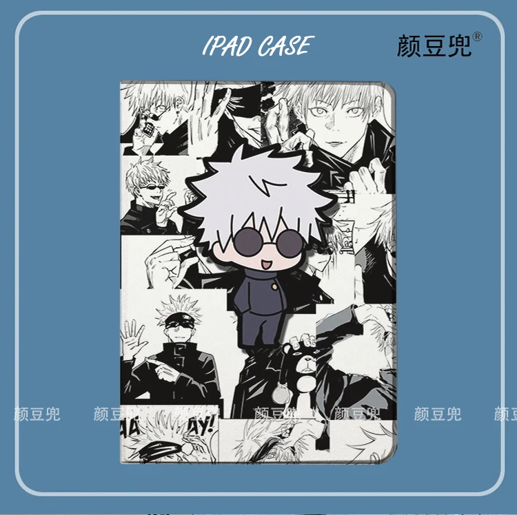 

Jujutsu Kaisen Anime Satoru Gojo For iPad Air 4 5 10.9 Mini 5 6 For Pro 12.9 11 inch Luxury Silicone iPad 10th Protective Shell