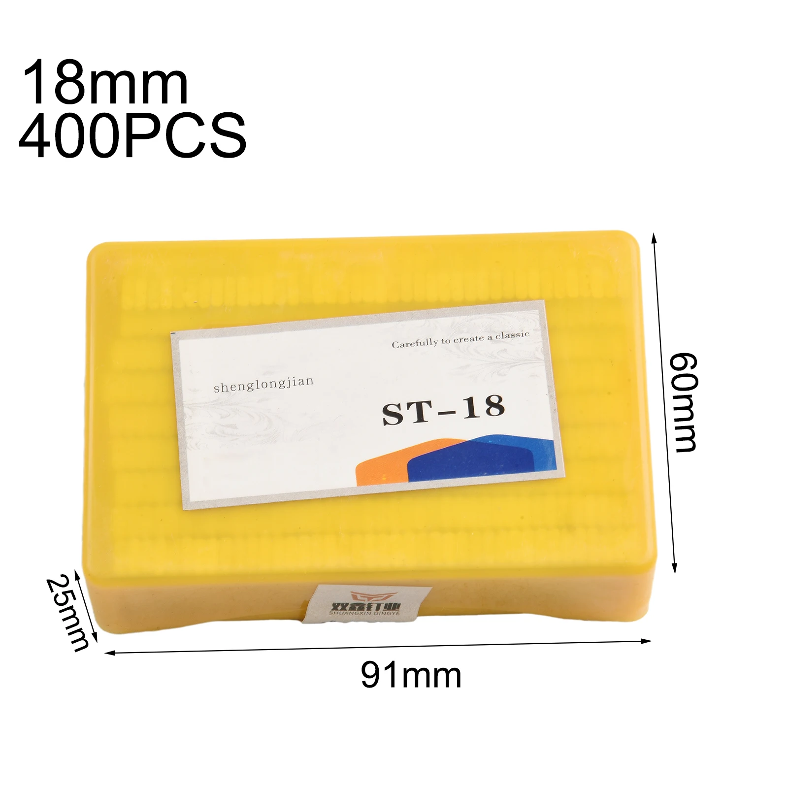

Parts Cement Nails Steel 18*6*2mm For Flooring Cement For ST18 Manual Nailer Hardware Nails Silver 400 Pcs/Box