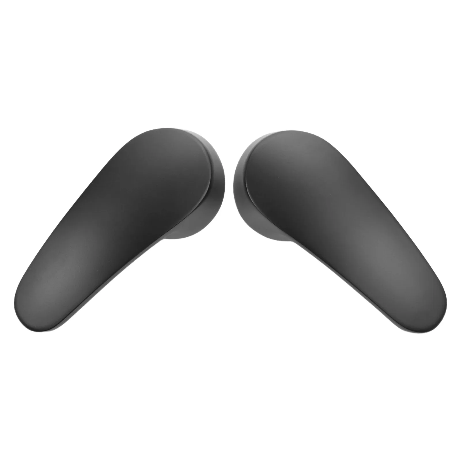 Black Zinc Alloy Handle Button Kitchen Faucet Parts Bathroom Handle Accessories Long-lasting Material Rust-resistant