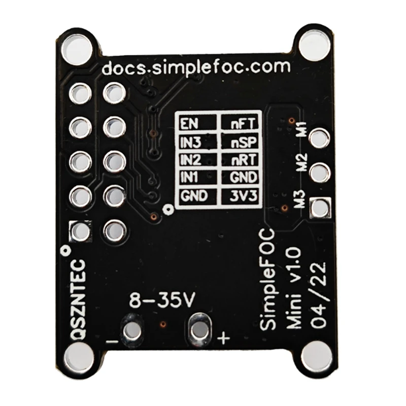 1 ชิ้น DC มอเตอร์บอร์ด SPWM ควบคุมอัลกอริทึมสําหรับ FOC ควบคุมไดร์เวอร์ Simplefocmini สําหรับ Arduino DRV8313 Driver