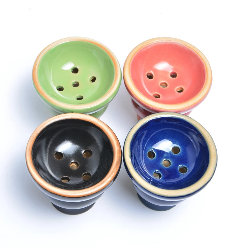 Ceramic Hookah Bowl for Shisha Nargile Chicha Cachimba Sheesha Pipe Tobacco Flavor Holder Replacement Smoking Accessory