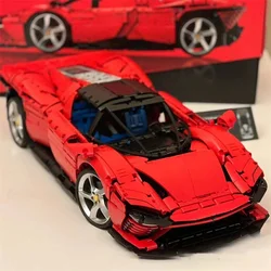 NEW 3778 Pcs  Daytona SP3 42143 Supercar Model Building Block Vehicle Bricks Toy For Boy Girls Birthday Christmas Gift