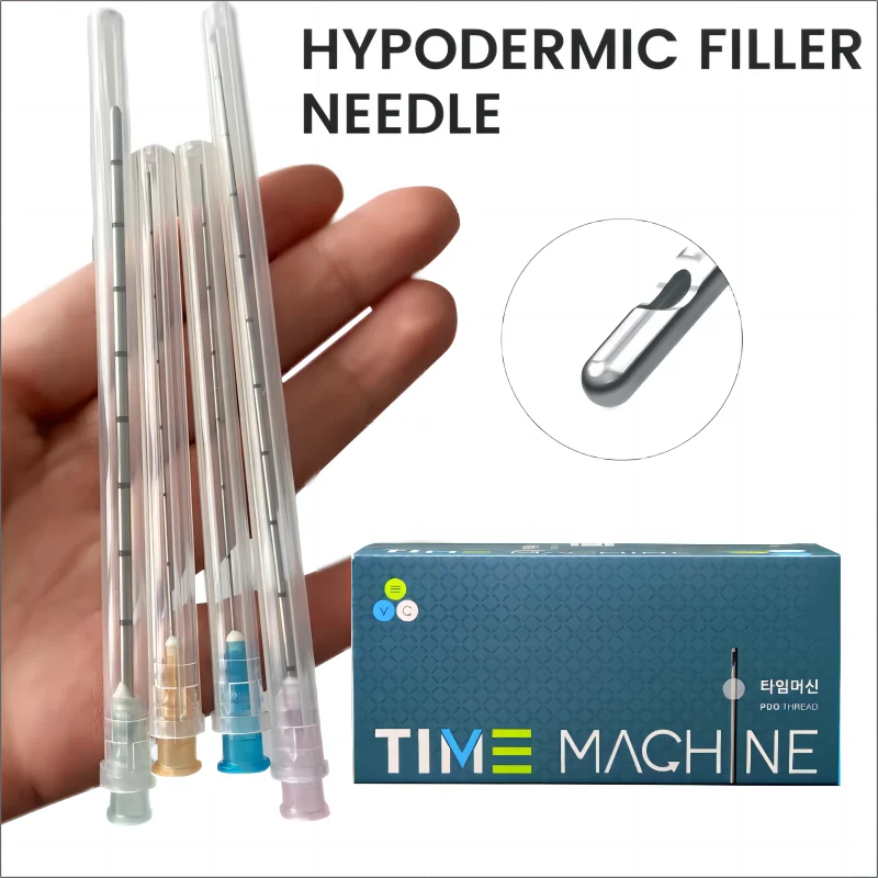Imagem -06 - Micro Cânula sem Ponta Descartável Micro Peças de Ferramenta Nasal Enchimento Facial Nasal Nariz 22g 25g 50 mm 70 mm